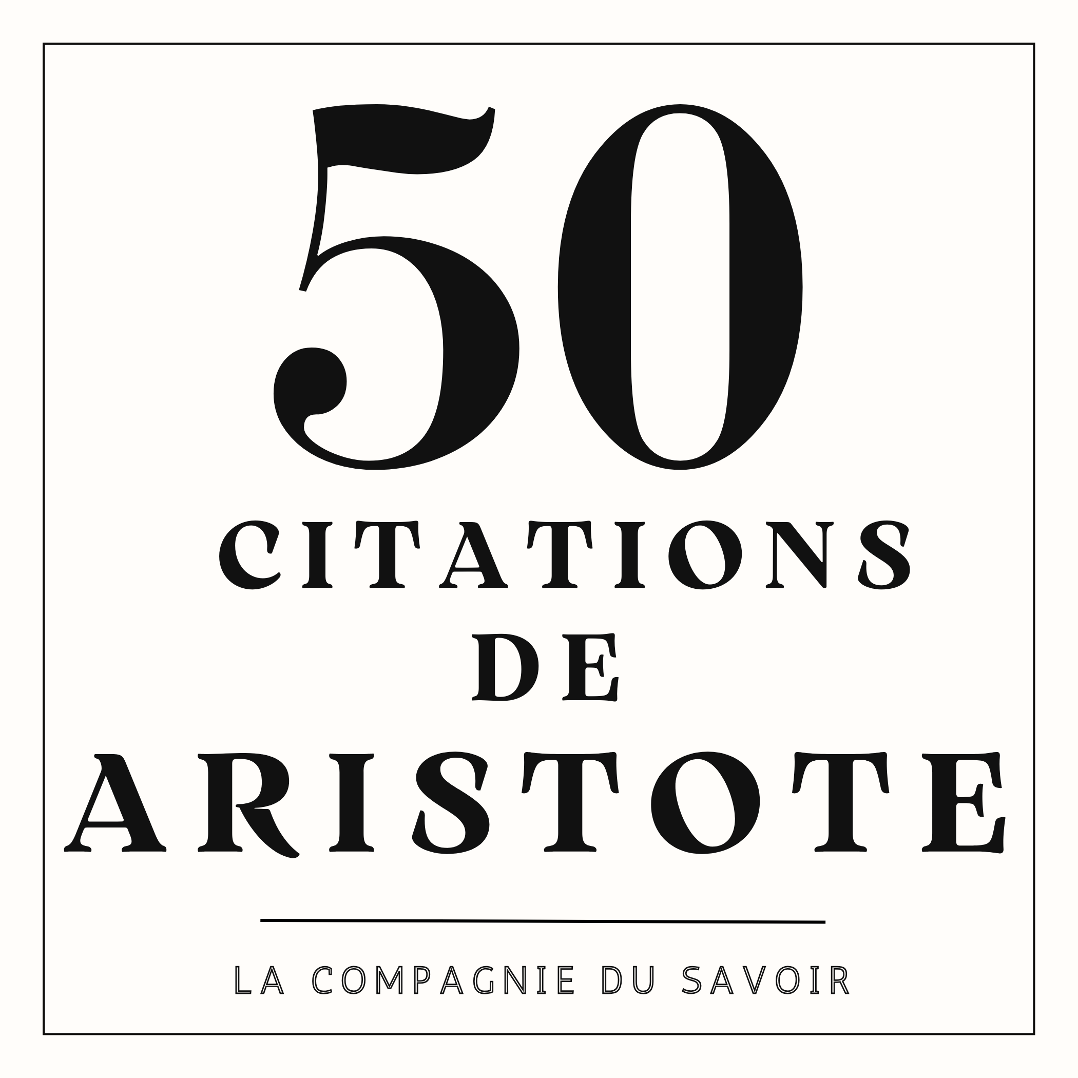 50 citations d'Aristote
