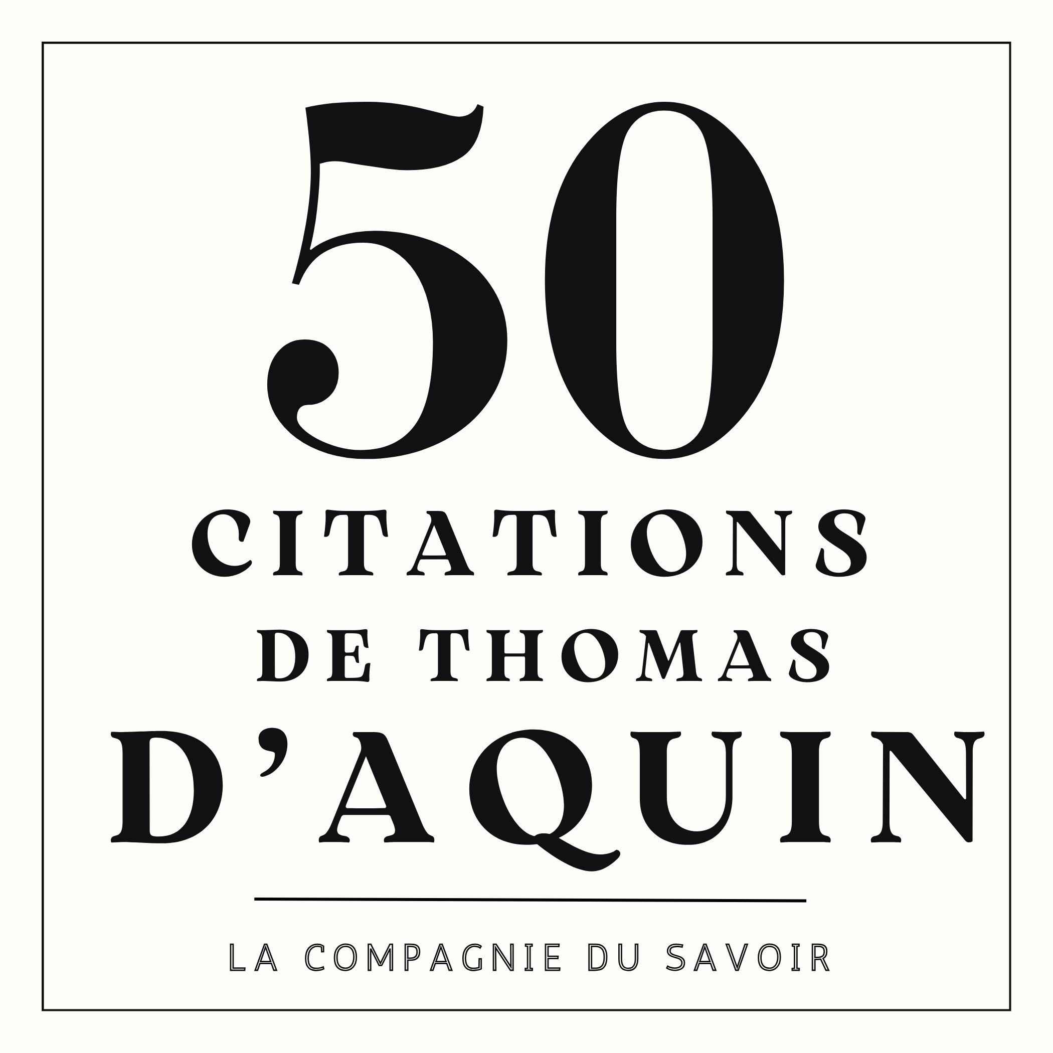 50 citations de Thomas d'Aquin