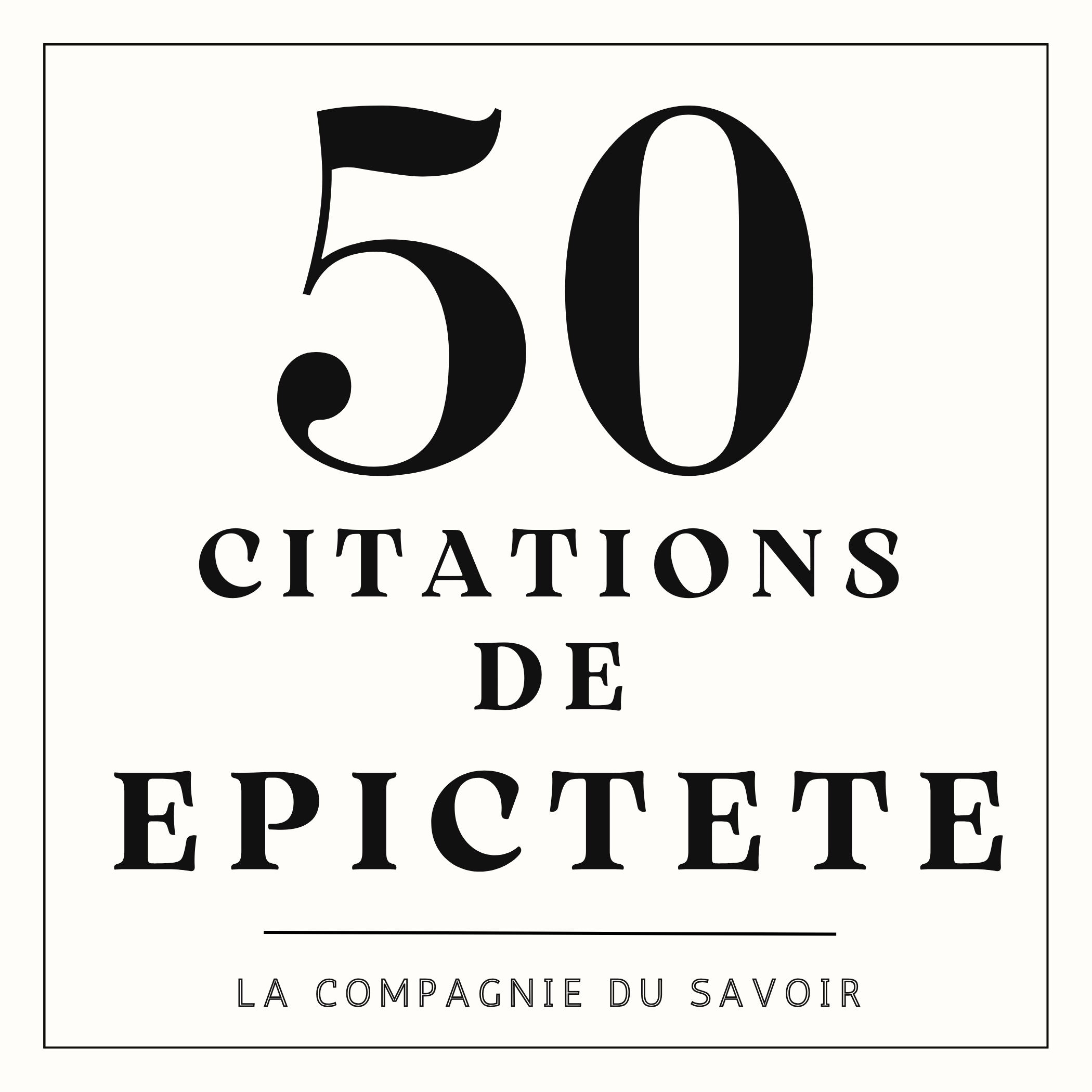 50 citations de Epictete