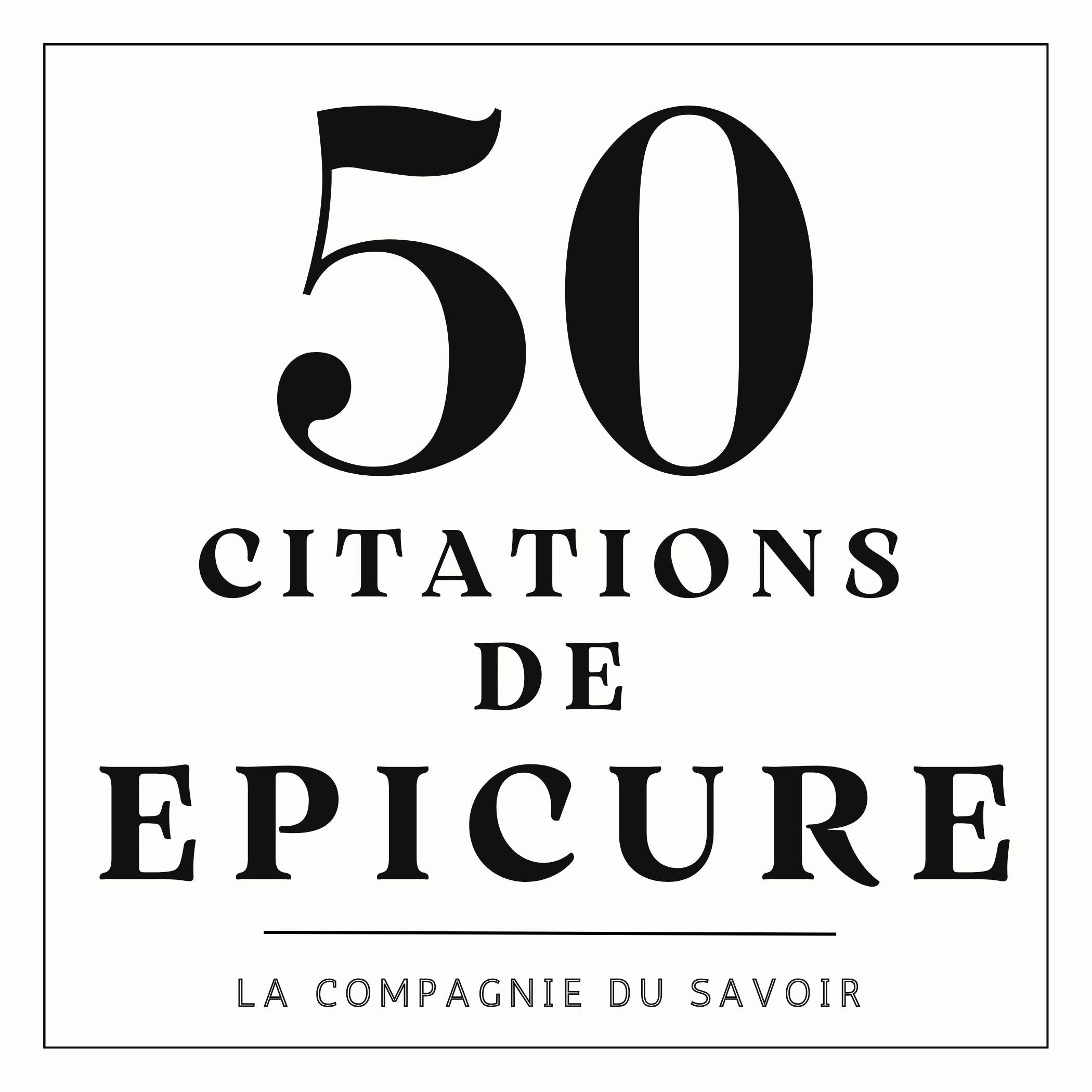 50 citations de Epicure