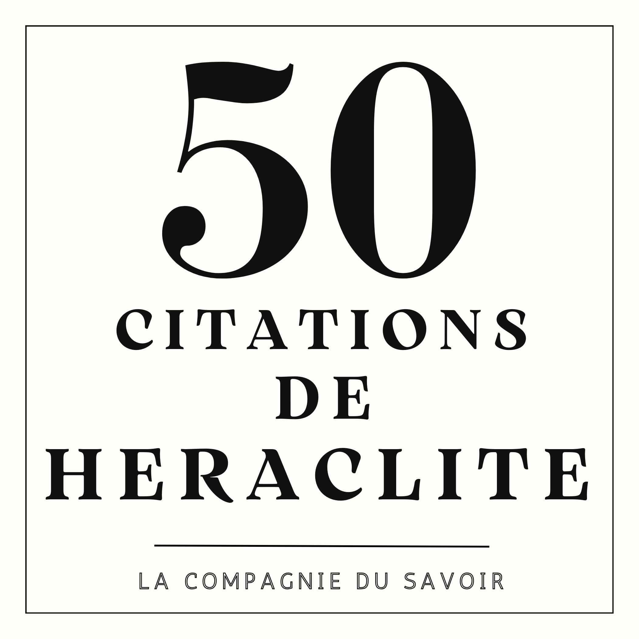 50 citations de Heraclite