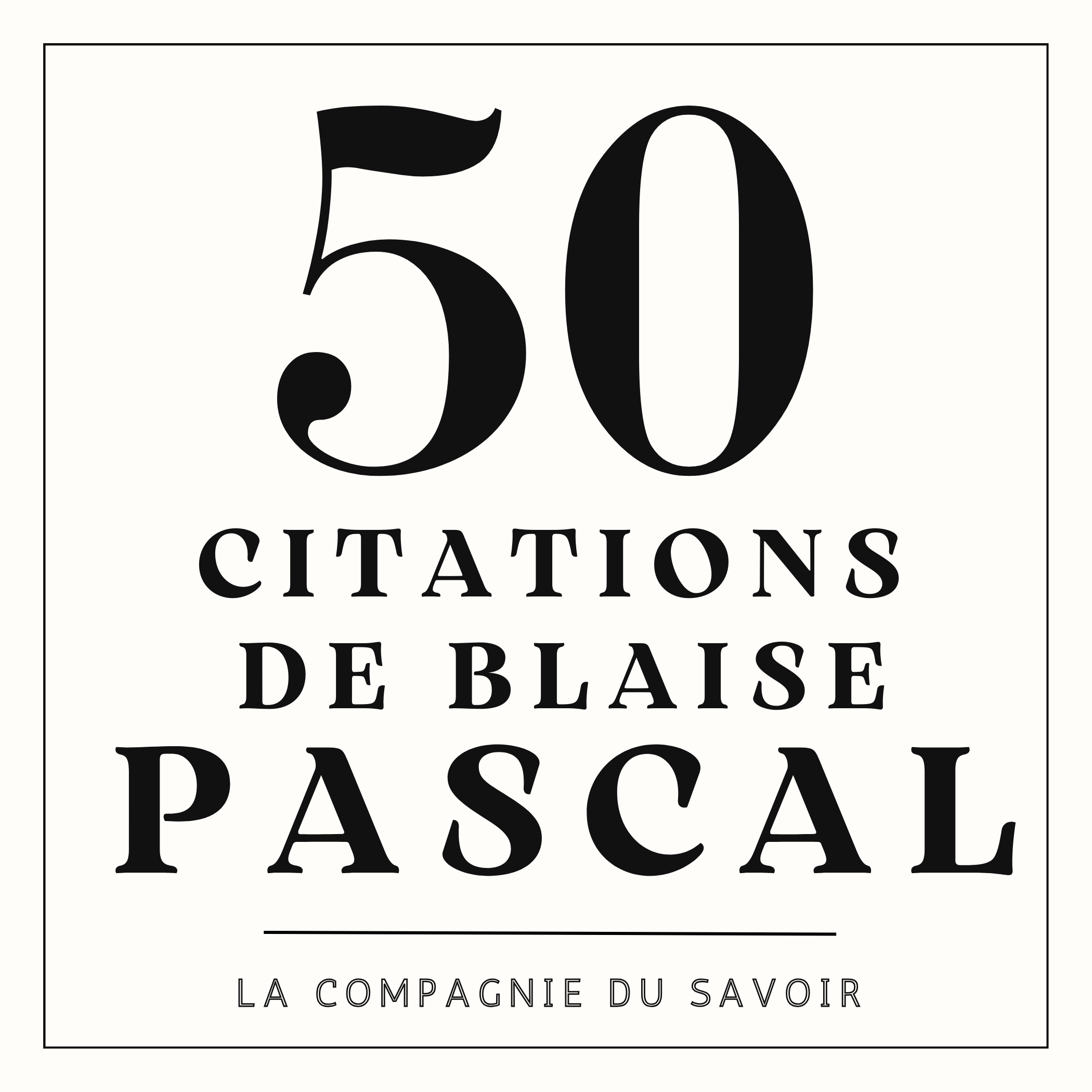 50 citations de Pascal