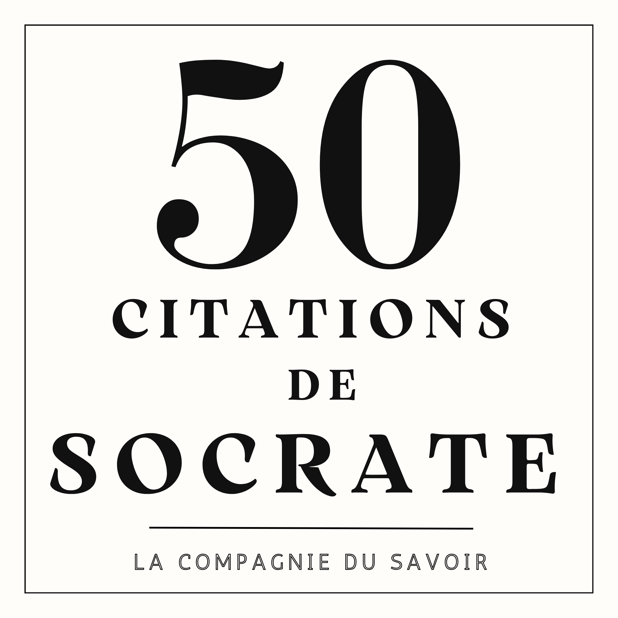 50 citations de Socrate
