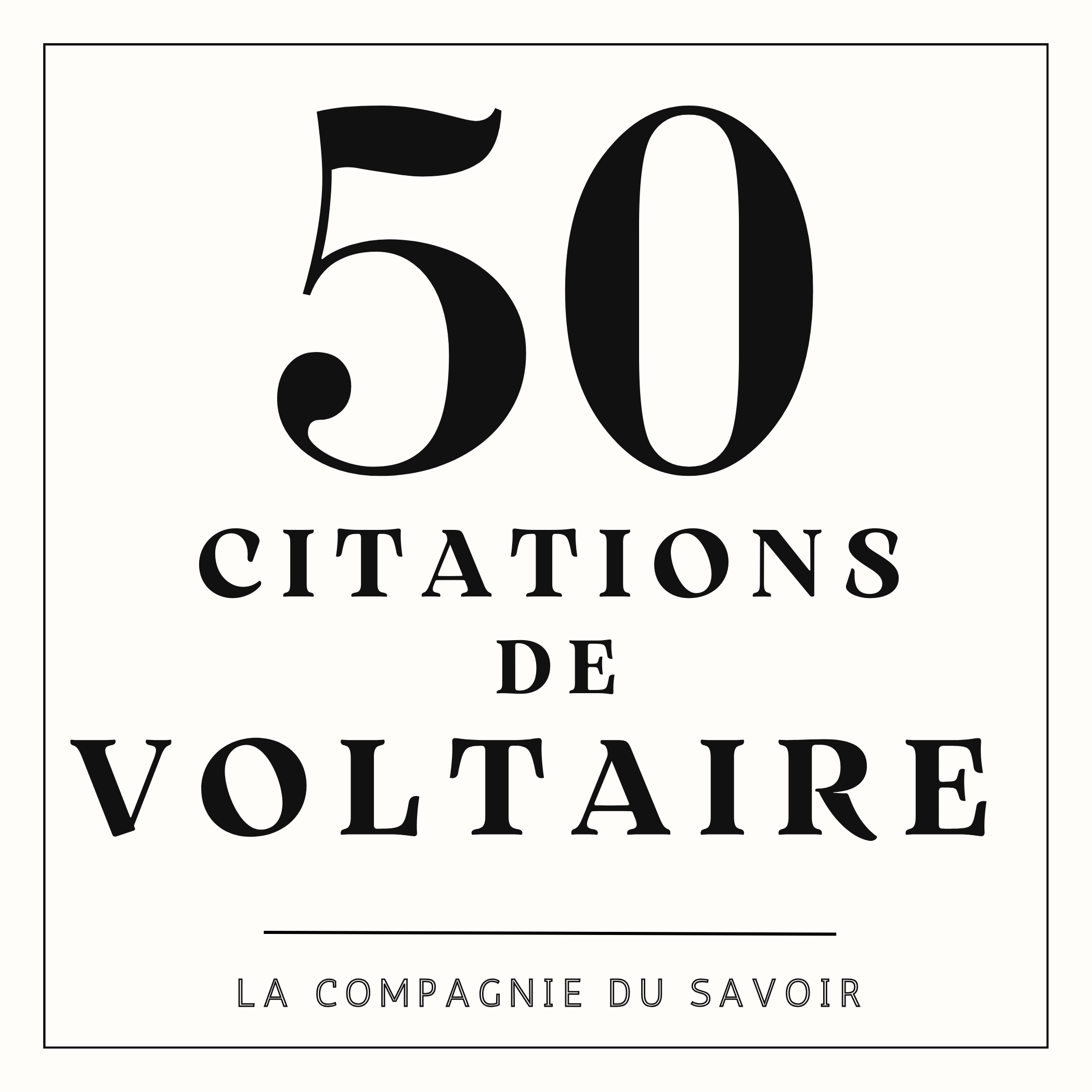 50 citations de Voltaire